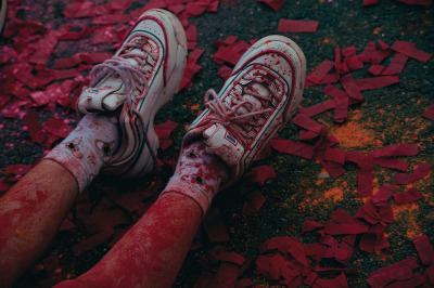 colorful gift box confetti fun